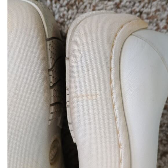 Women’s White Leather Klogs Comfort Slip Resistant Size 6 M - Picture 11 of 16